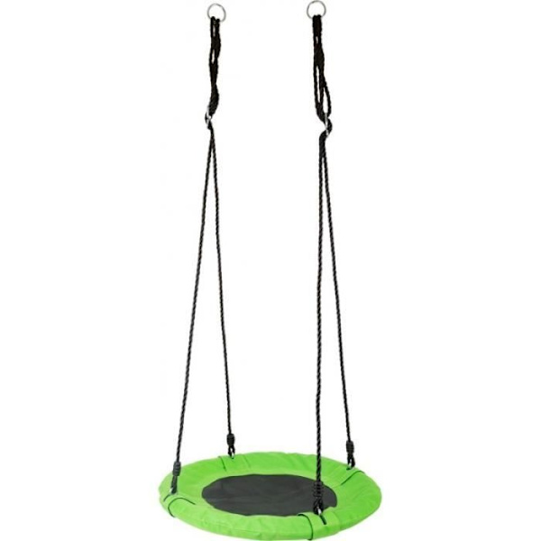 Pyöreä verkkokeinu - Legler - Max. 100 kg - 3-vuotiaasta alkaen Grøn og sort