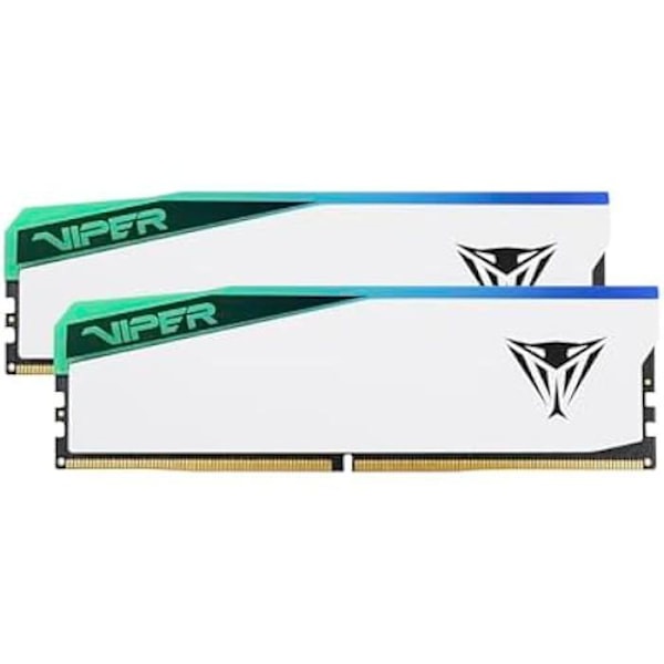 RAM DDR5 - PATRIOT MEMORY - Viper Elite 5 RGB - 32 Gt (2 x 16 Gt) - 7000MT/s - Valkoinen jäähdytyselementti