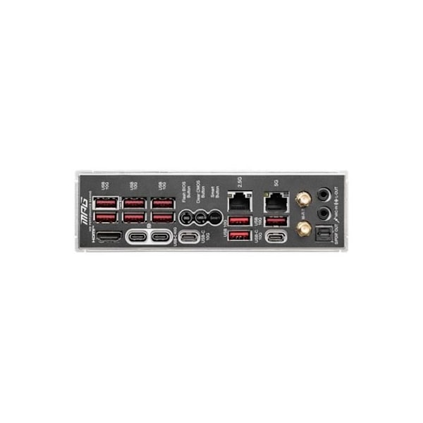 Moderkort - MSI - MPG X870E CARBON WIFI - Wi-Fi 7, 5G LAN, USB 40 Gb/s, RGB LED, extra PCIe