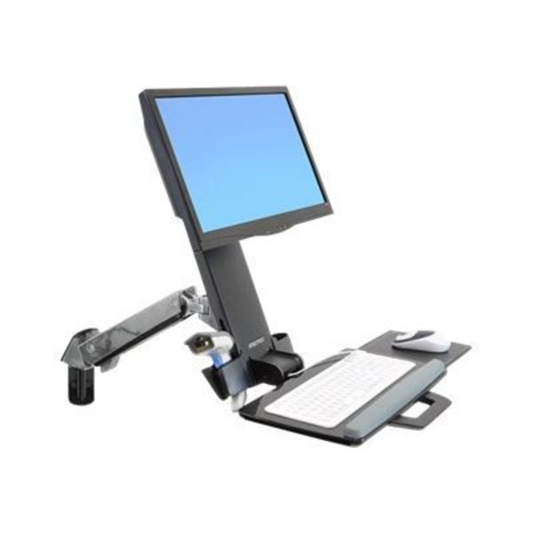 ERGOTRON - StyleView - Multi-Element Mount - Poleret aluminium - 24 tommer - Justerbar højde Aluminium