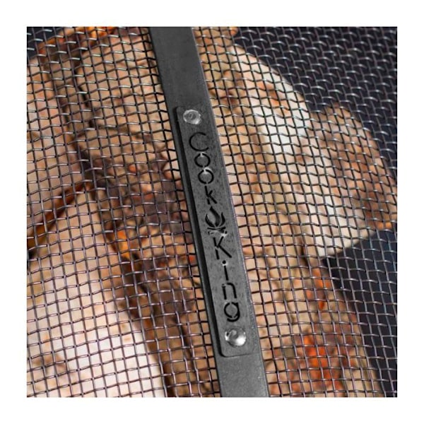 Pare-étincelle - CookKing - 111311 - Naturligt stål - 69 cm - Rund mesh Naturligt stål