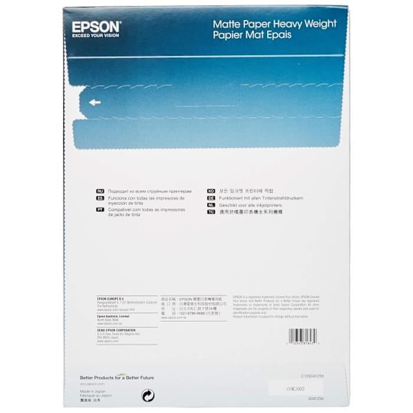 EPSON S041256 matt fotopapper - 167g/m2 - A4 - 50 ark