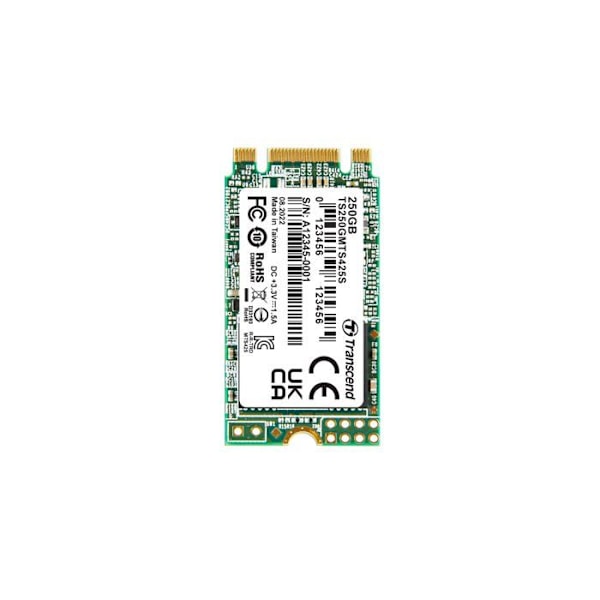 SSD TRANSCEND 425S M.2 250 Gt Serial ATA III 3D NAND