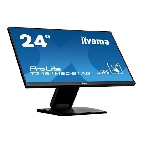 IIYAMA ProLite T2454MSC-B1AG LED-skärm - 23,8" Full HD IPS-pekskärm - HDMI, VGA - Högtalare