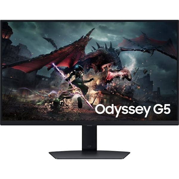 PC Skærm - SAMSUNG - ODYSSEY G50D - 27" IPS 180Hz - IPS Panel - 1 ms - HDMI / DisplayPort Sort