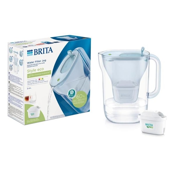 Brita karahvi suodatin Style Eco, tilavuus 2,4 l, suodatin MX PRO, sininen 1052807