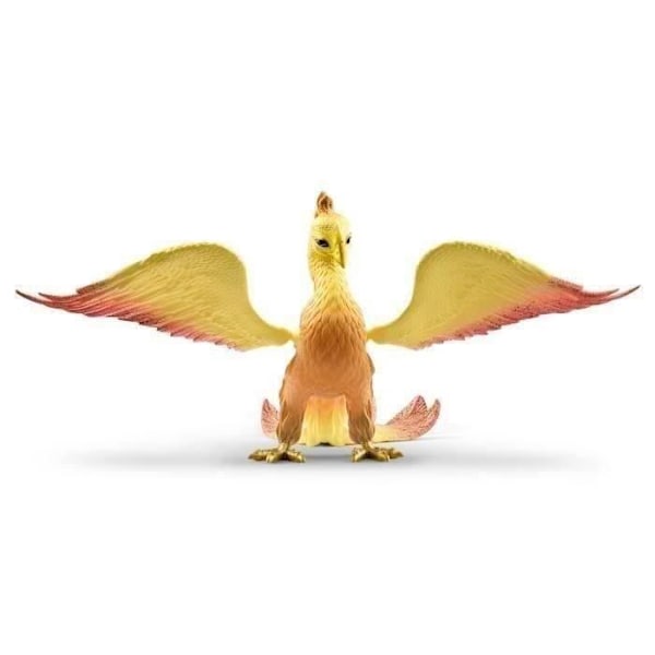 Schleich Pheonix figur - Realistisk drage figur med bevægelige vinger og kunstneriske detaljer - Gave til børn fra Gul