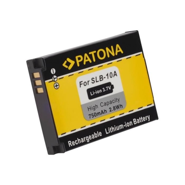 PATONA Li-Ion-batteri 750 mAh för Samsung WB250, WB252; SMART kamera WB1100, WB150, WB202, WB252, WB350, WB352, WB380