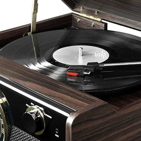 Multifunktions Bluetooth 3-in-1 VICTROLA Empire Junior - Espresso - 33/45/78 kierrosta/min - Stereo