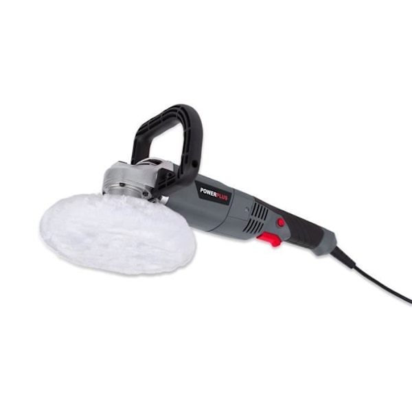 Polerende maskine POWERPLUS POWE41030 - 1200 W - Hastighed 0-3500 omdr./min - Diameter 180mm Grå og sort