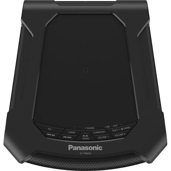 PANASONIC SC-TMAX5 - Mini kompakt HiFi system - 150W - Bluetooth - Qi trådløs hurtigopladning - DJ Jukebox