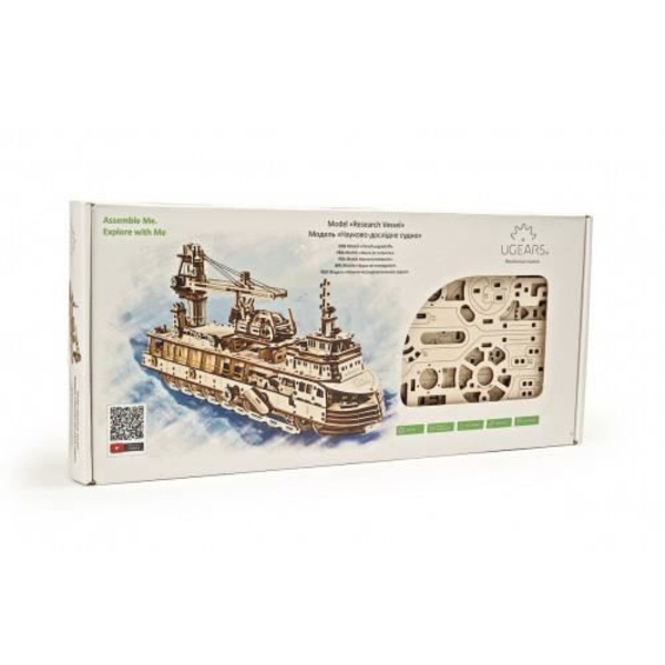 Explorer - Mekanisk 3d-puslespil i træ - Ugears 70135 Voksne