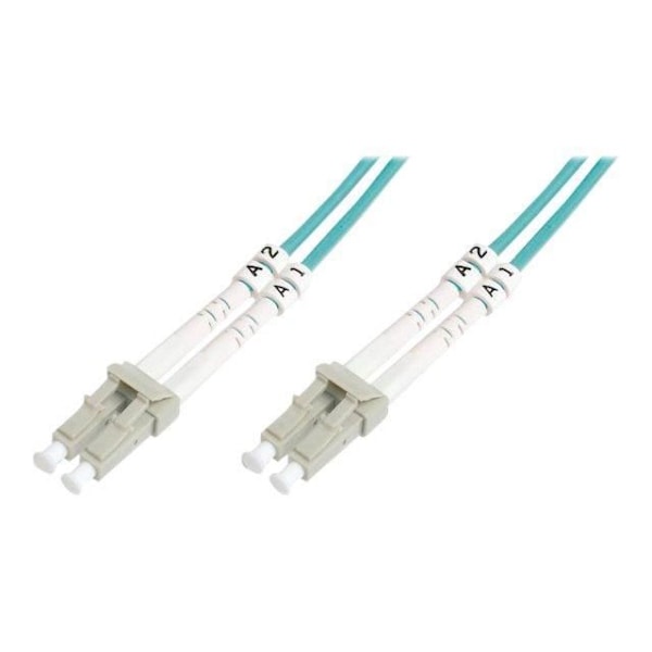 OM4 fiberoptisk patchkabel - DIGITUS - LC til LC - Duplex Multimode 50/125µ - 5m - Lilla Lilla