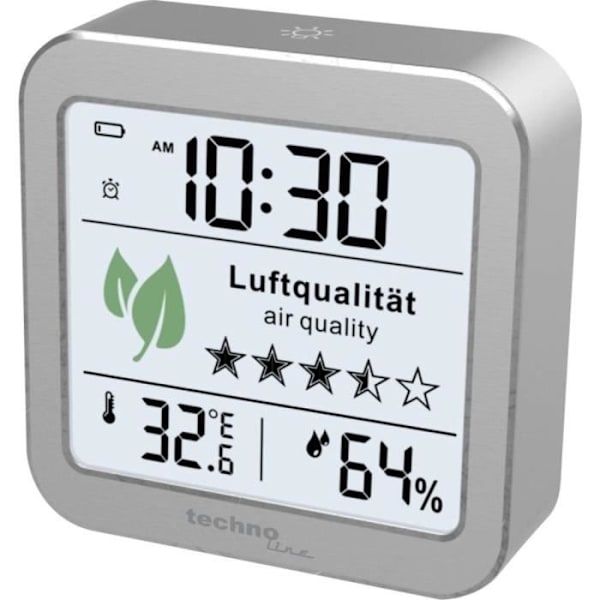 Techno Line WL1020 luftkvalitetsovervågningsenhed CO2-måling - CO2-display