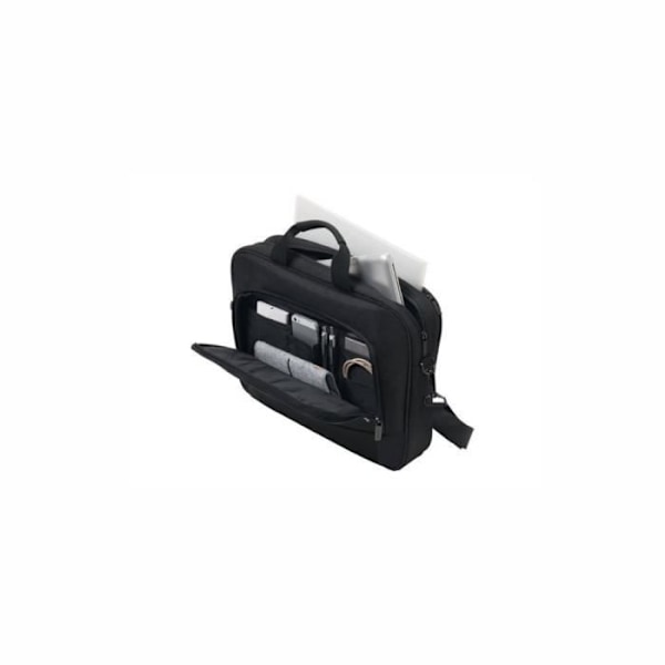 DICOTA Ecological Bag TOP TRAVELER BASE musta 13"-14,1" kannettavalle tietokoneelle Ultrakevyt Pehmustettu korkeatiheysvaahto Taattu