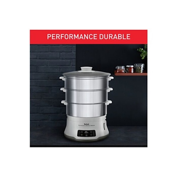 Dampkoger - Tefal - VC502D10 - 9 Liter - 900 Watt - 8 tilberedningsprogrammer