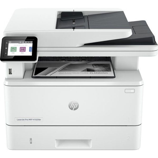 HP LASERJET PRO MFP 4102FDN -monitoimitulostin Valkoinen