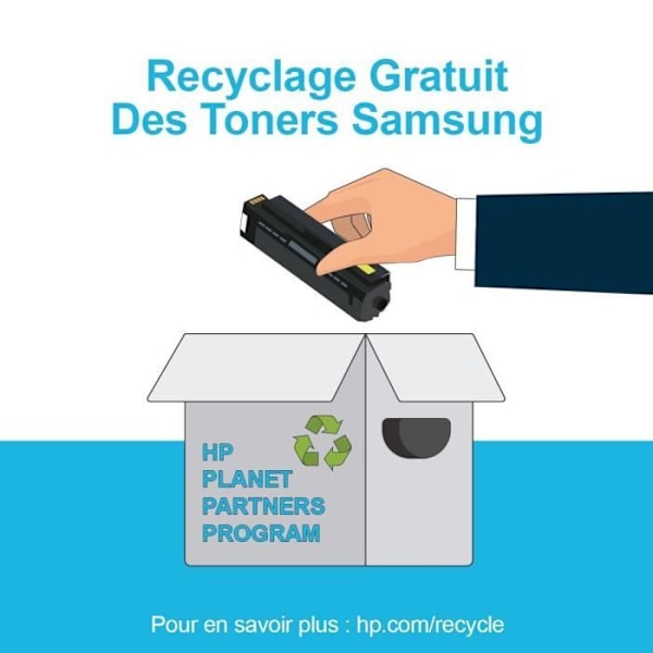 Samsung CLT-Y503L High Toner Cartridge (SU491A) för SL-C3010ND | C3060FR