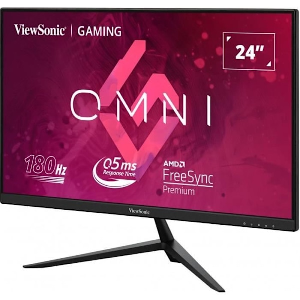 PC Gamer -näyttö - VIEWSONIC - VX2428 - 24" - IPS-paneeli - 0,5 ms - 180 Hz - AMD FreeSync