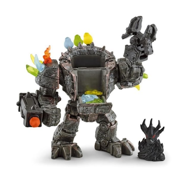 Master Robot and his Mini Creature, 20-delt robotfigursæt med bevægelige og roterende dele, robotlegetøj til børn Flerfärgad