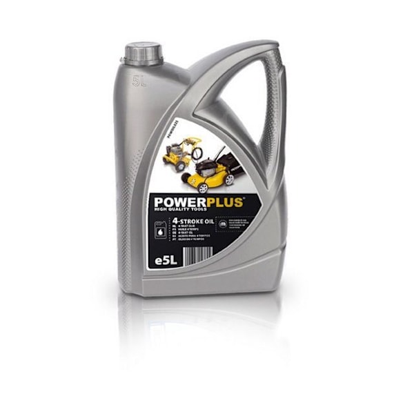 Olie - POWERPLUS - 4 takter - Smøremiddel til 4-takts motorer - 5L