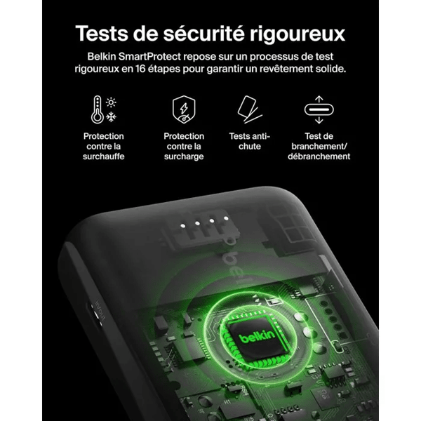 Externt batteri - BELKIN - 10 000 mAh - Rosa Ros