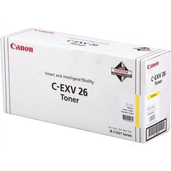canon toner canon c-exv26 keltainen (6000 sivua) musta musta Musta