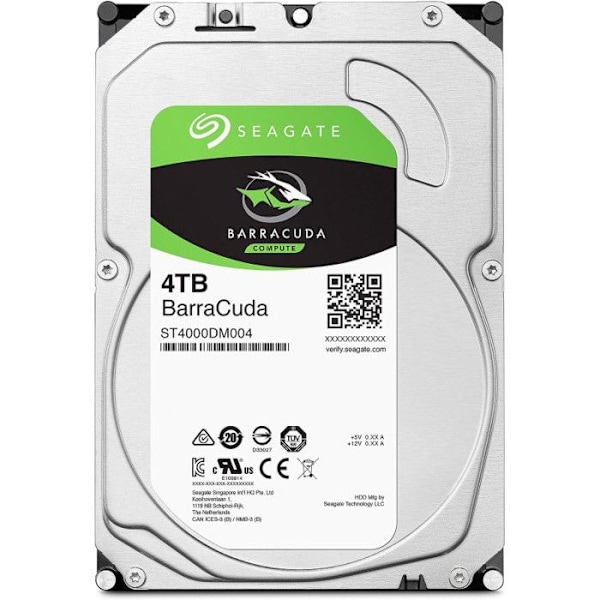 Exos 7E10 4TB 512E/4kn SATA Sort