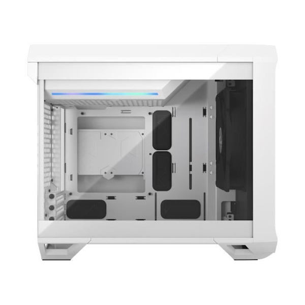 PC-taske - FRACTAL DESIGN - Torrent Nano White TG Clear Tint - White ( FD-C-TOR1N-03 )