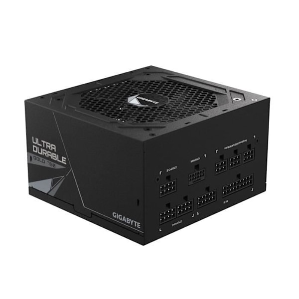 Gigabyte UD750GM PG5 - 100 % modulær strømforsyning 750W ATX12V 120 mm blæser - 80PLUS Guld