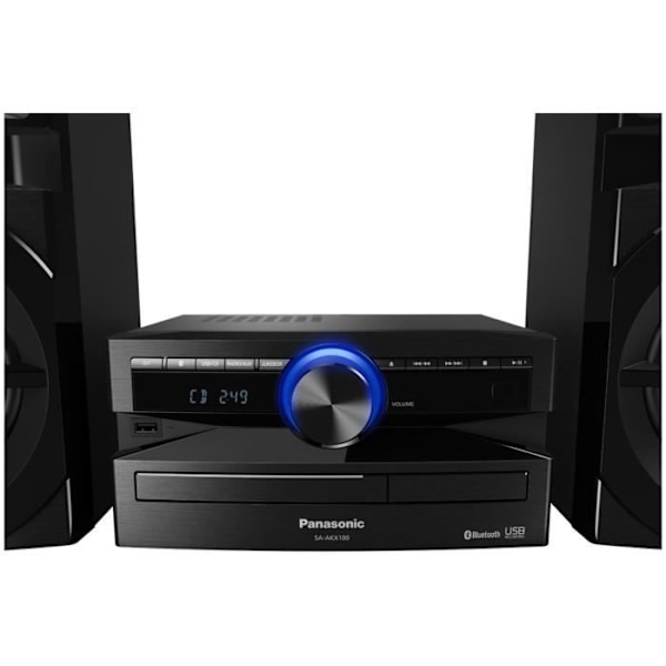 PANASONIC UX100 Urban Audio - Mini Bluetooth Hi-Fi System - 300W - Max Juke App - Elegant og sober