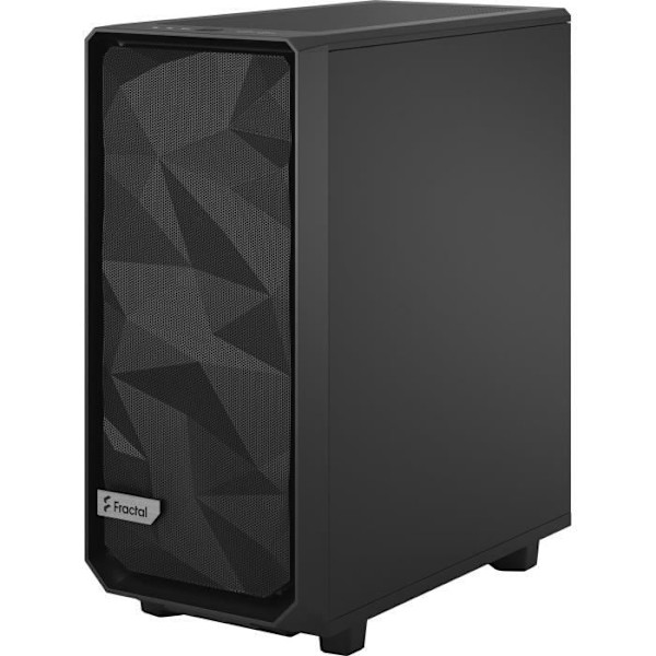 FRACTAL DESIGN - Meshify 2 Compact PC -kotelo, musta kiinteä paneeli