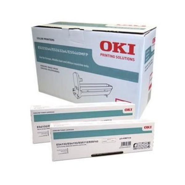 Tonerpatron - OKI - ES 5432dn/5442dn/5463 MFP/5473 MFP - Sort/Cyan - 6K sider ISO/IEC 19798