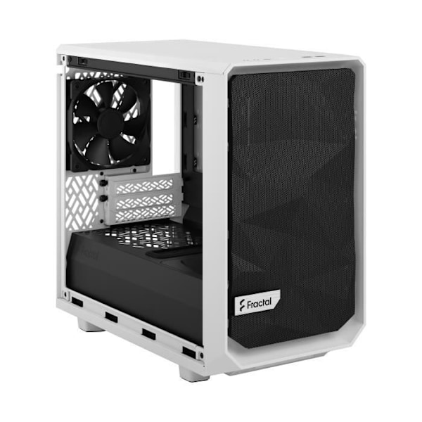 FRACTAL DESIGN Meshify 2 Nano White TG Clear Tint PC-kotelo