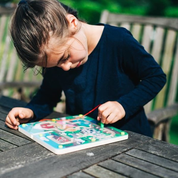 Puu labyrinttipuzzle - Bigjigs Toys - Tila - Alle 100 kpl - Lapsille alkaen 3 vuotta - Sekä tytöille että pojille Træ