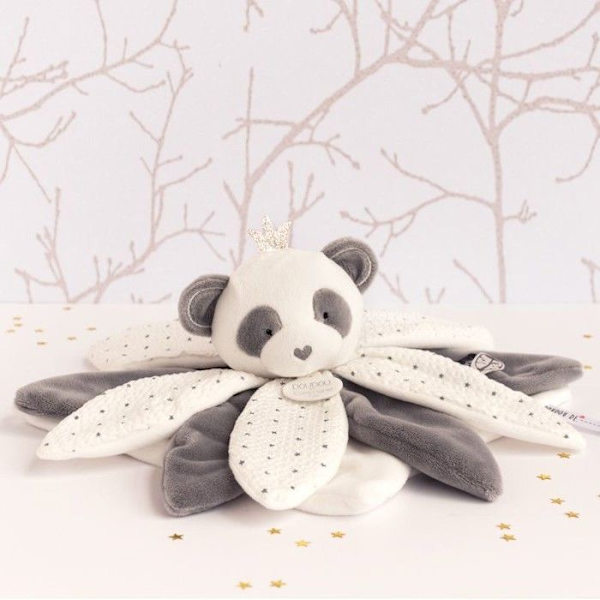 DOUDOU ET COMPAGNIE Unelmienpyydystäjä - Panda Doudou 26cm hvid
