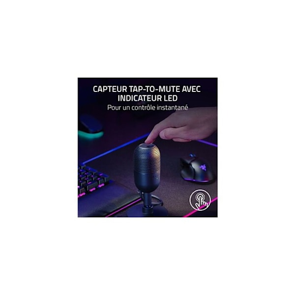 Mikrofoni - Razer - Seiren V3 Mini - Supercardioidi - USB - Kompakti ja kevyt