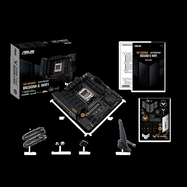 Hovedkort - ASUS - TUF GAMING B650M-E WIFI - AM5 - DDR5 - Micro ATX