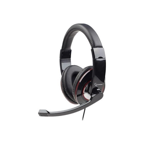 Gembird MHS-001 headset - trådad blank svart over-ear