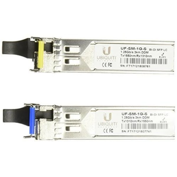 SFP-sendermodul (mini-GBIC) - Ubiquiti Networks - UF-SM-1G - Gigabit Ethernet - Optisk fiber