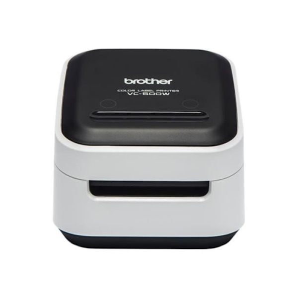 Etiketprinter i alle farver - BROTHER VC-500W - Integration af Wifi og USB-grænseflader Sort og hvid
