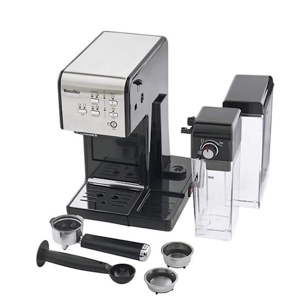 Breville - Prima Latte II espresso - latte- ja cappuccino-kahvinkeitin - 15 baarin ammattimainen pumppu ja maidonvaahdotin -