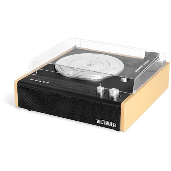 Plattspelare - Victrola - VTA72 - Bluetooth - Ultralätt - Bambu Bambu