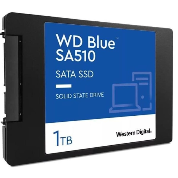 WESTERN DIGITAL Hårddisk SA510 - SATA SSD - 1TB intern - 2,5" format - Blå