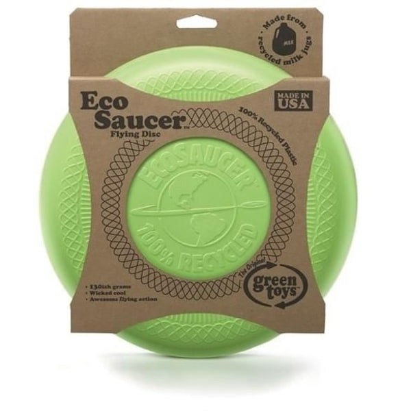 Green Toys Eco Saucer økologisk flyvende skive - Hvid - 2 års garanti