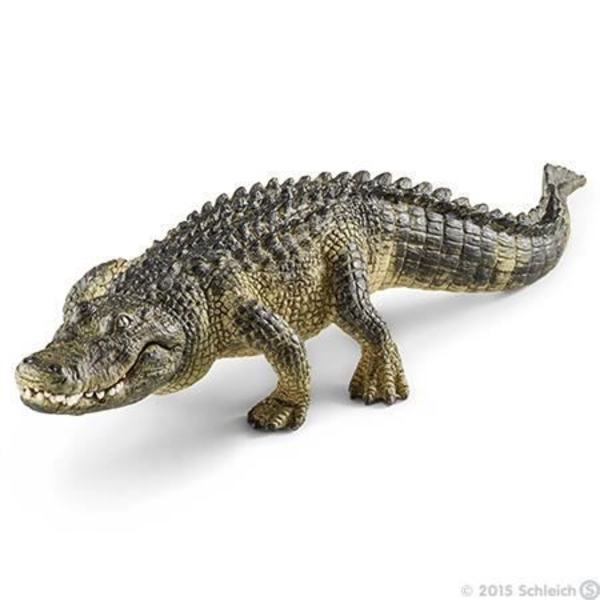 Alligaattorihahmo - Schleich - 14727 - Villieläin - Minihahmot - Sekalaiset - 3 vuotta ja vanhemmat Vihreä