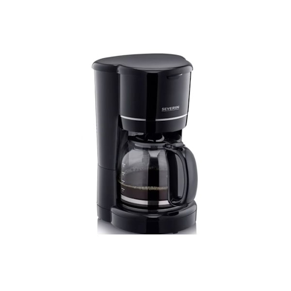Filterkaffemaskine - SEVERIN - Kapacitet 10 kopper - Aftageligt filter - Drypfri - Sort svart