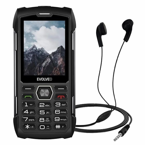 EVOLVEO StrongPhone H1 sort-grå