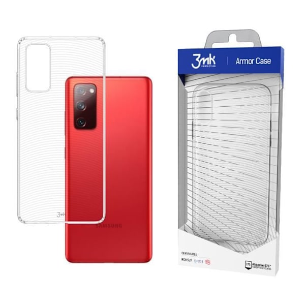 Smartphone cover - 3MK - Samsung Galaxy S20 FE 5G - Transparent - Fleksibel - Protection Absorber175™ Gennemsigtig