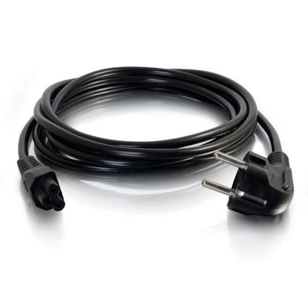 Strømledning - C2G - CBL/1M - 1 m - CEE7/7 Schuko - C5 kobling